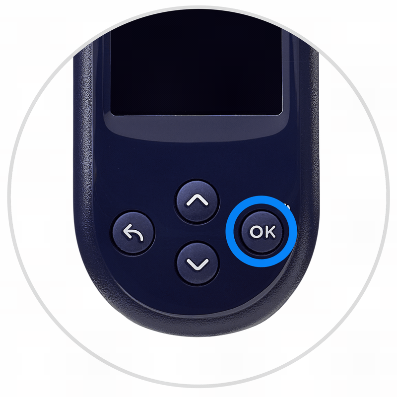 Uw meter aanzetten