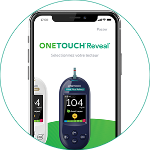 Ouvrez l'application et connecter votre lecteur de glycémie