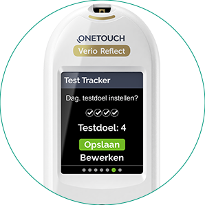 Aantal testen per dag instellen