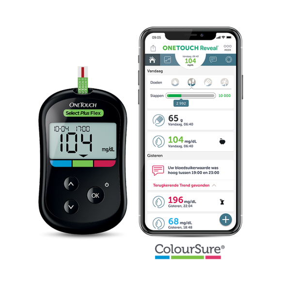 OneTouch Select Plus Flex® mobiel