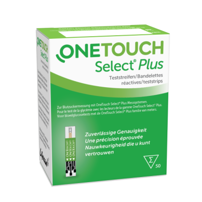 Bandelettes réactives OneTouch Select® Plus